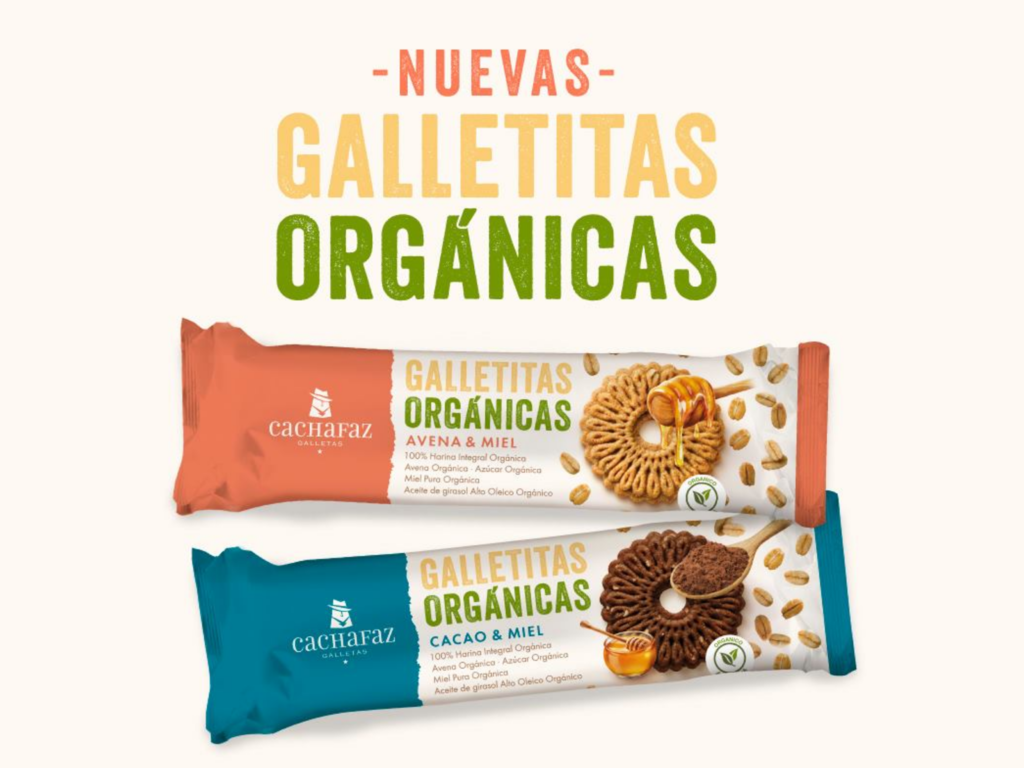 Galletas orgánicas cacao y miel  "CACHAFAZ" 170grs