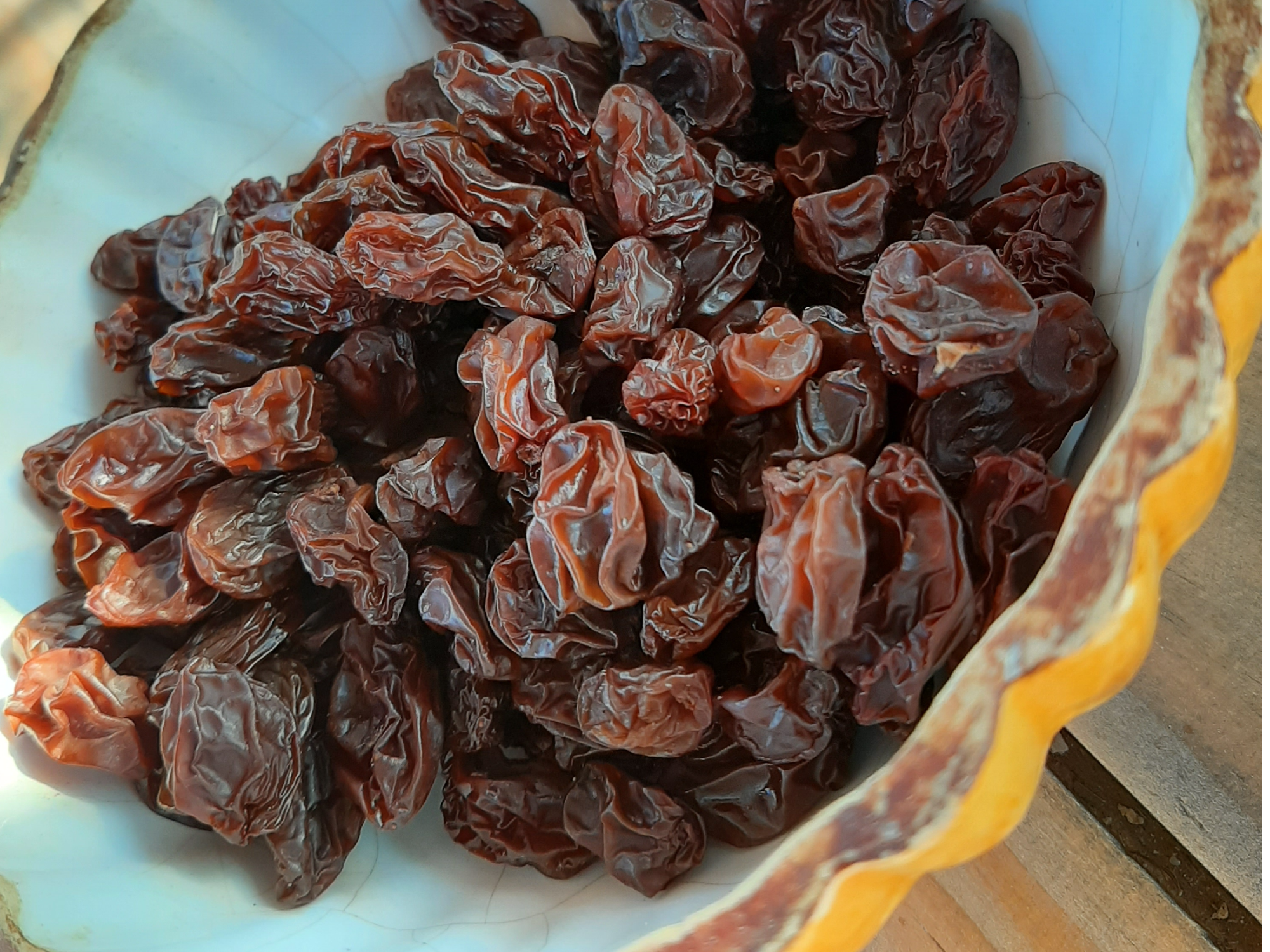 Pasas de uva sin semillas