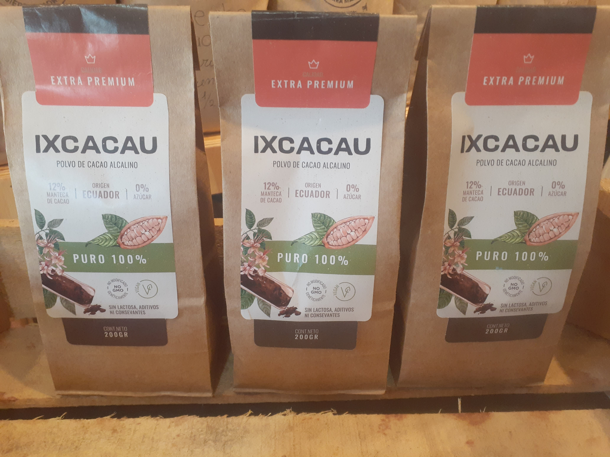 Cacao en polvo alcalino extra premium x 200grs