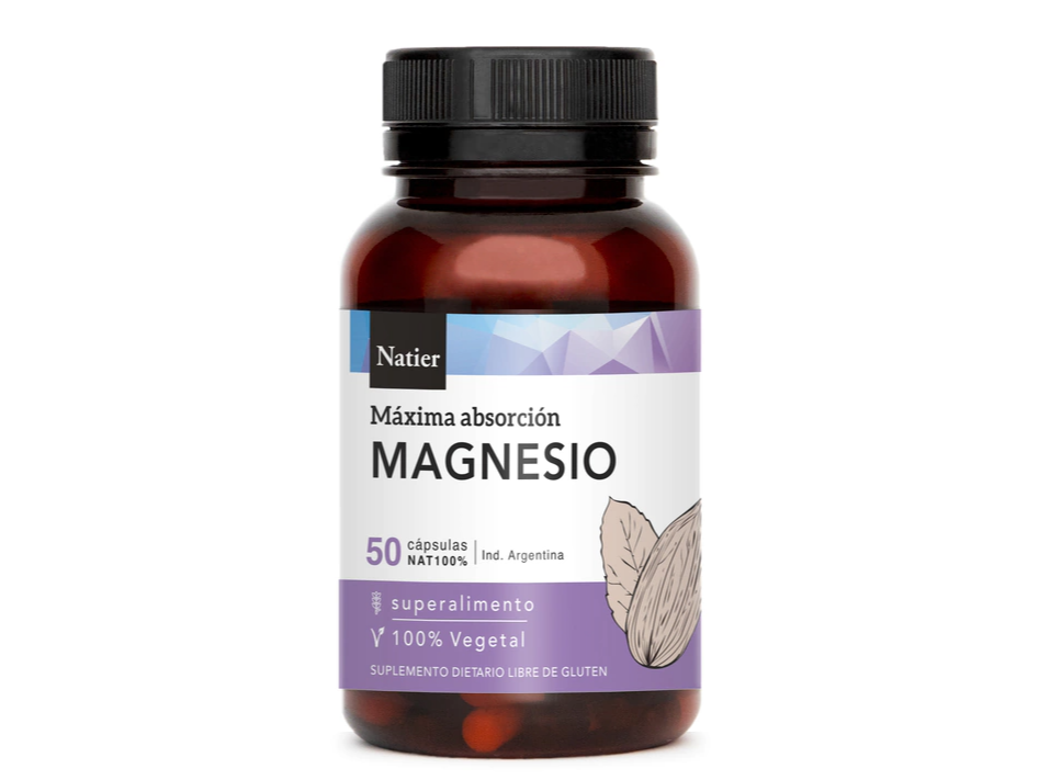 Citrato de Magnesio 50 caps. NATIER