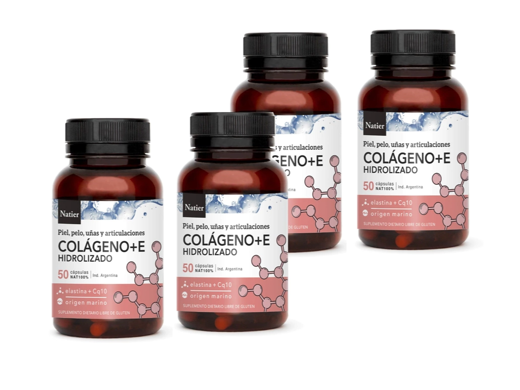 Colágeno hidrolizado + Vit E x 50 caps. NATIER