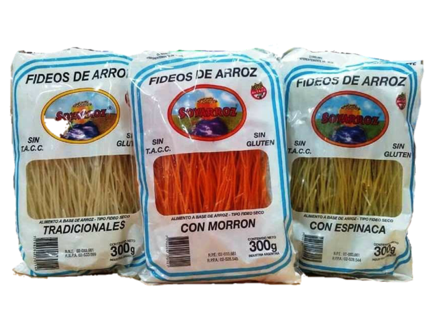 Fideos de arroz "Soy arroz" x 300grs