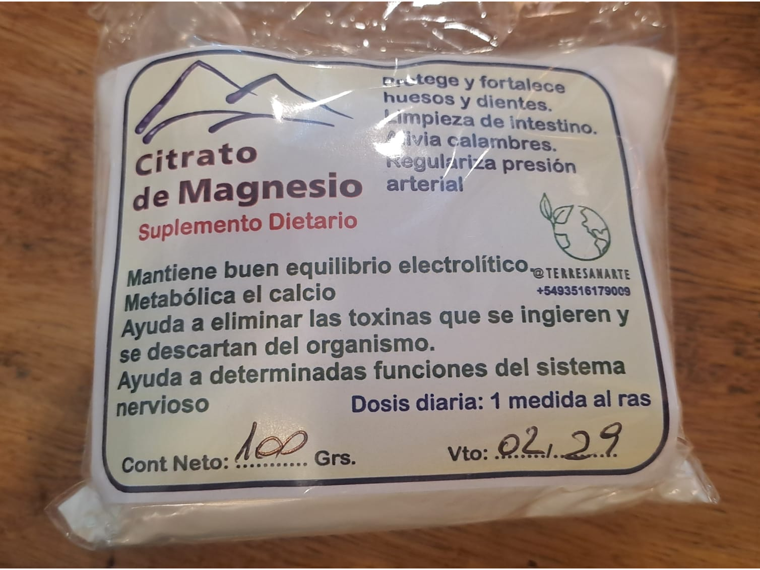 Citrato de Magnesio