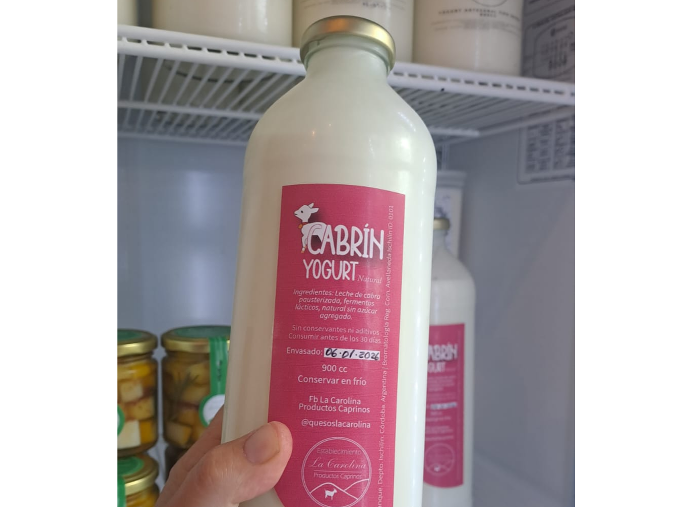 Yogurt de cabra 1litro