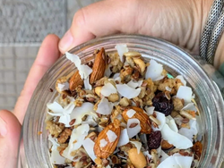 Granola artesanal con miel