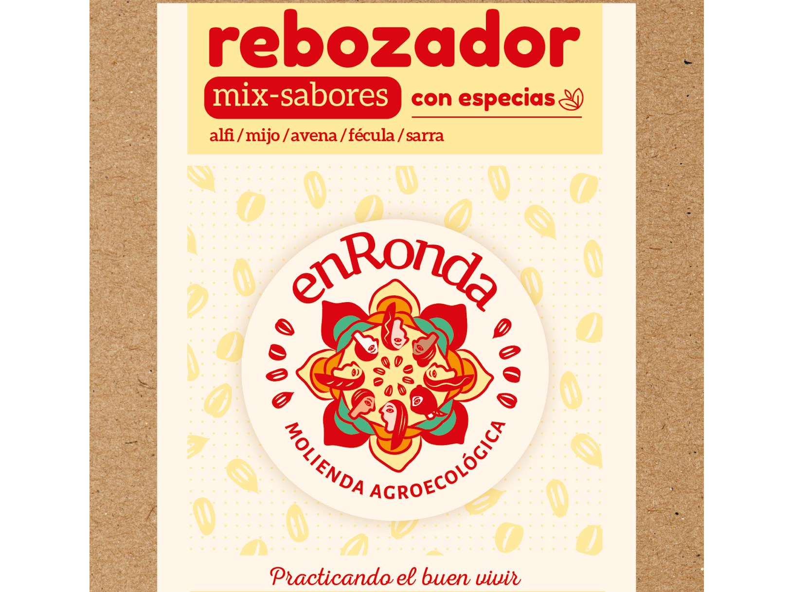 Rebozador sin gluten mix de sabores