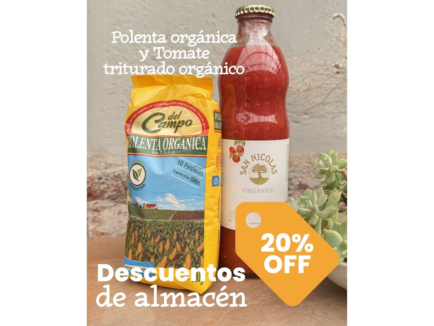 Polenta y Tomate