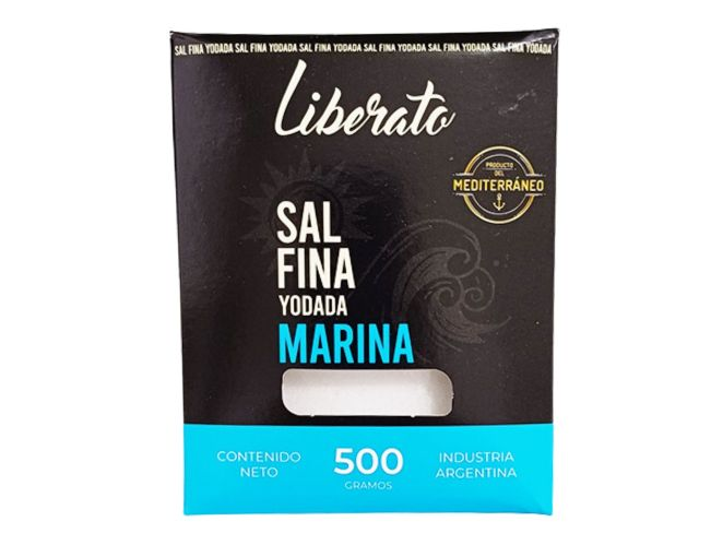 Sal marina yodada x 500grs