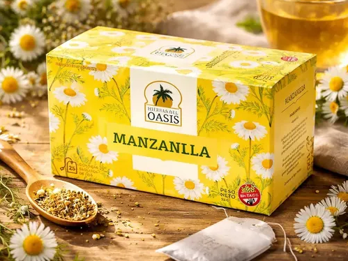 Té de manzanilla en saquitos