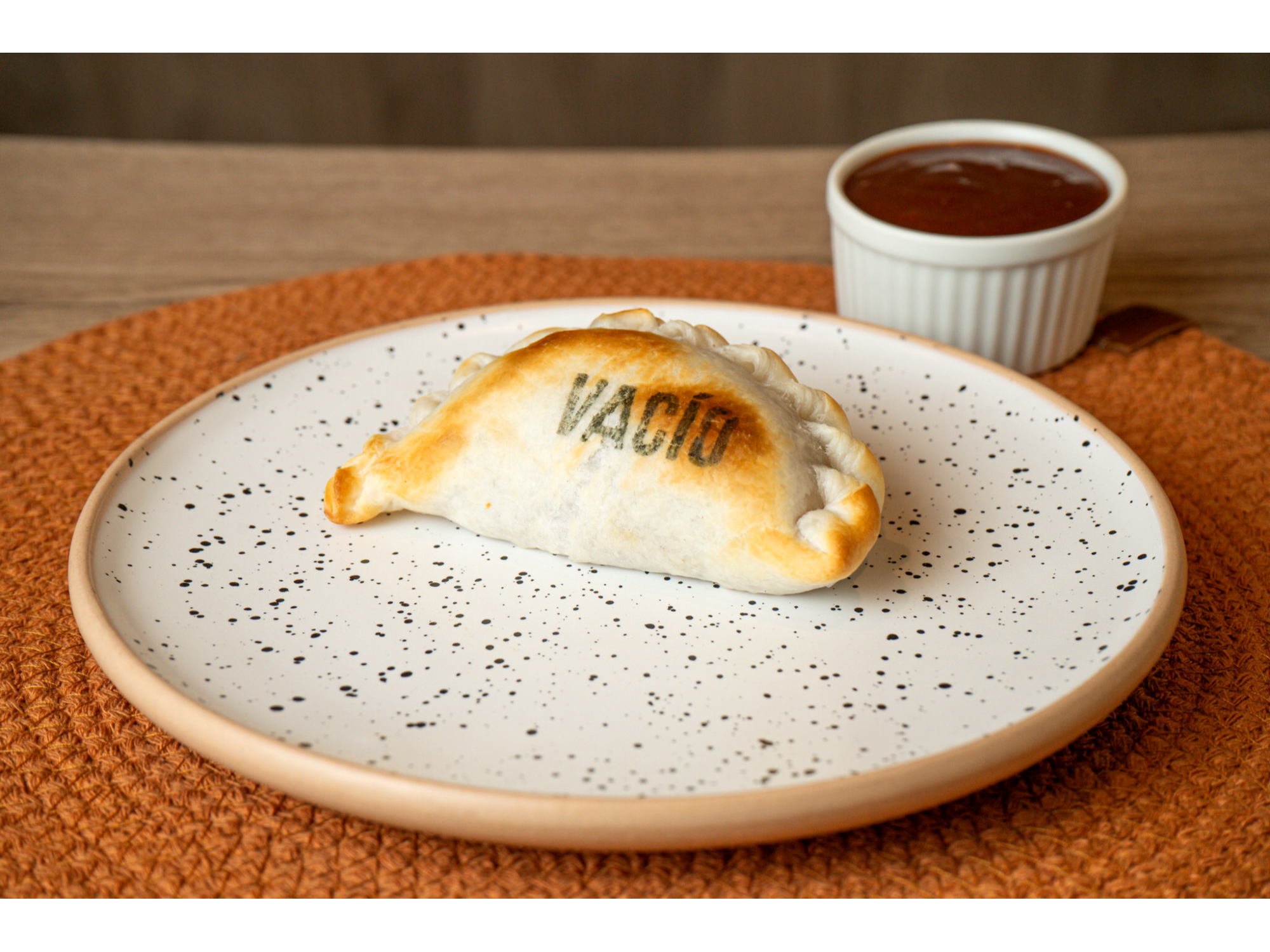 Vacío desmenuzado con muzza