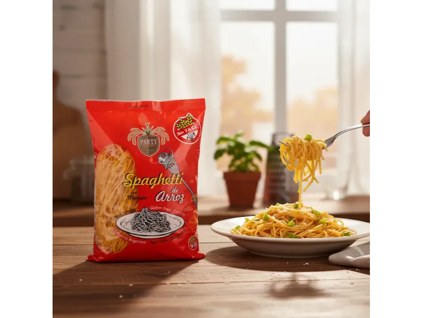 SPAGUETTI DE ARROZ MORRON 280G "PARTY BECK"