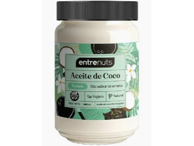 Aceite de coco neutro Entrenuts x360 cc