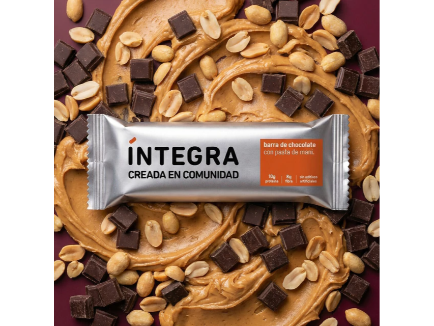 Barrita INTEGRA con pasta de mani