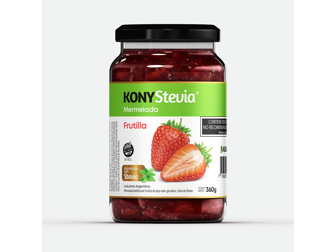 Mermelada de frutilla c/stevia