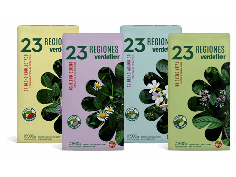 Yerba VERDEFLOR 23 regiones 500g