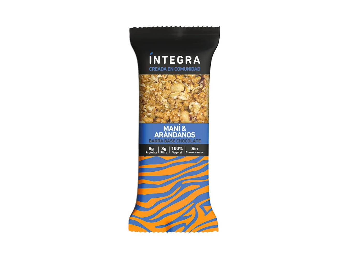 Barrita integra mani y arandanos