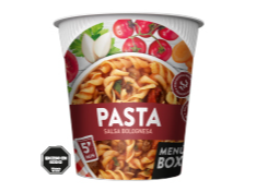 VASITO DE PASTA CON SALSA BOLOGNESA
