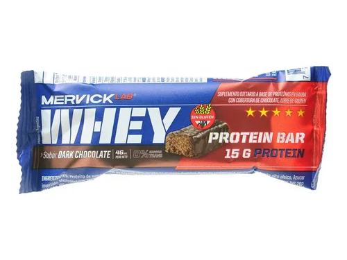 BARRA PROTEINA CHOCOLATE MERVICK 15GR