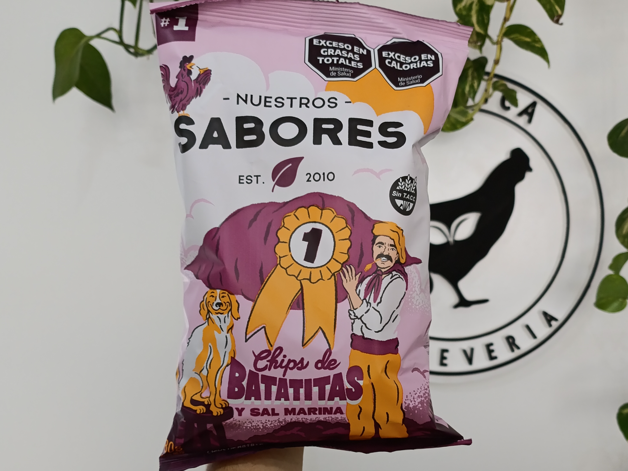 Chips de batatitas con sal marina