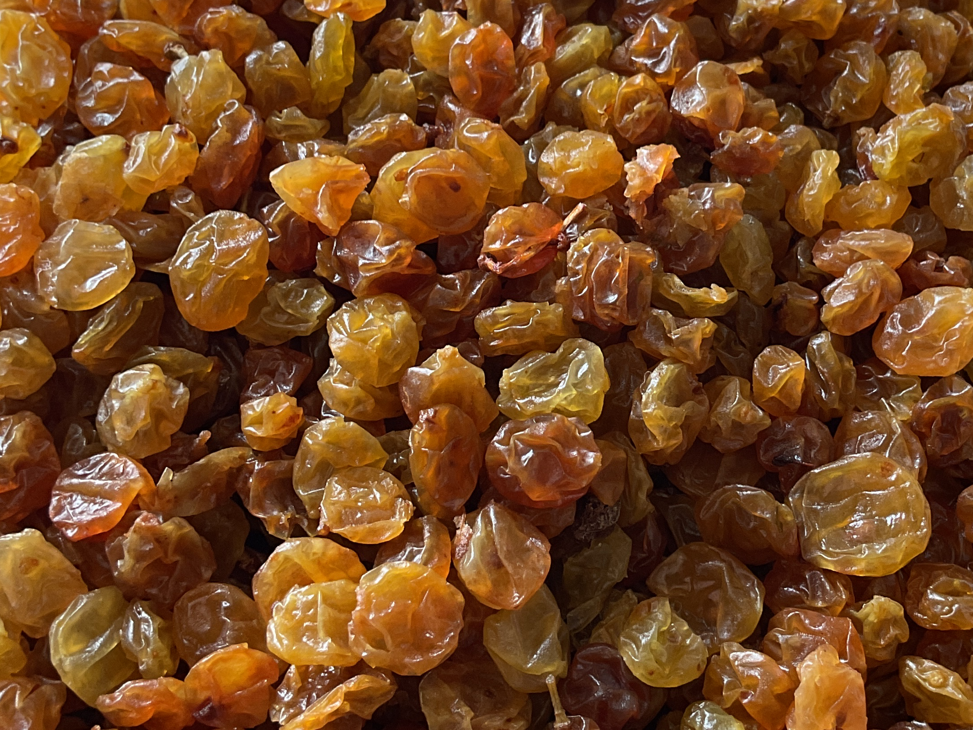 Pasas de uvas blancas