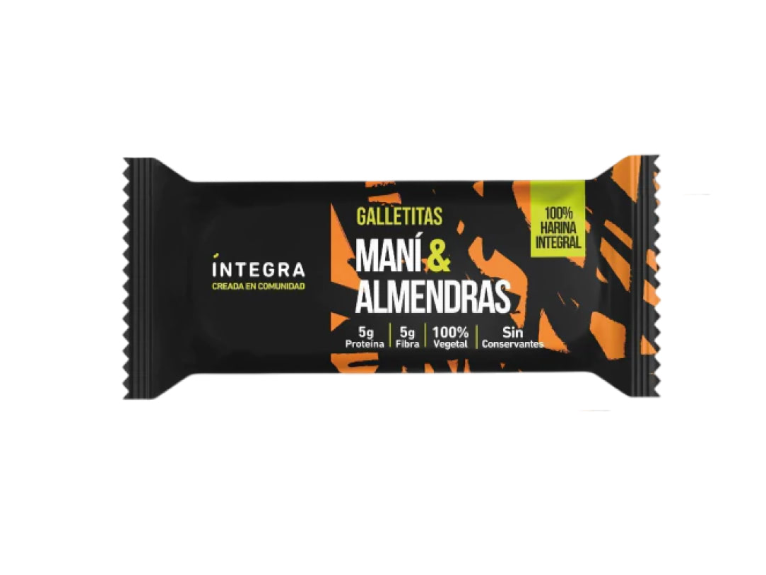 Galletitas integra - mani y almendras 72g