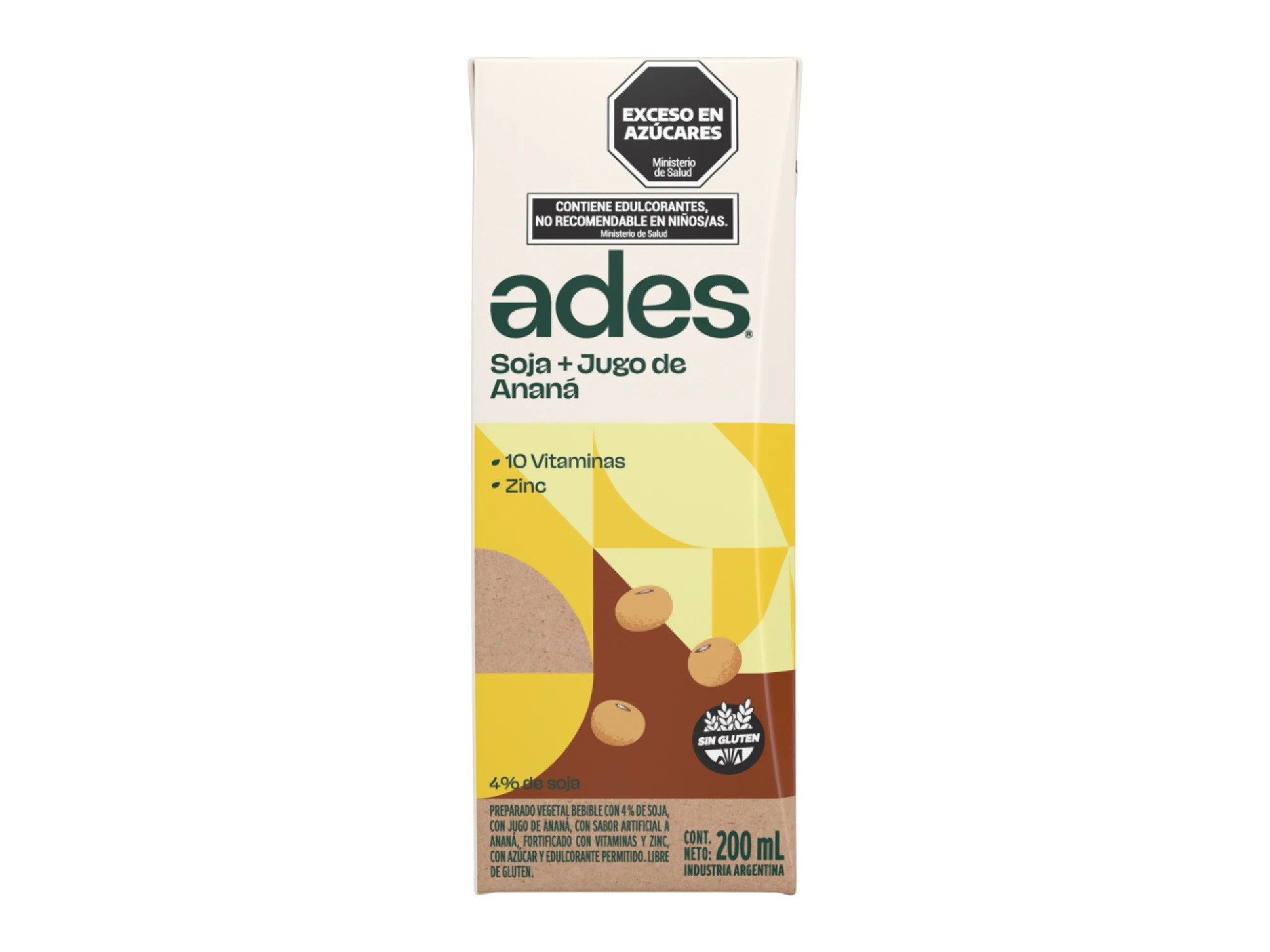 Jugo ades anana 200ml
