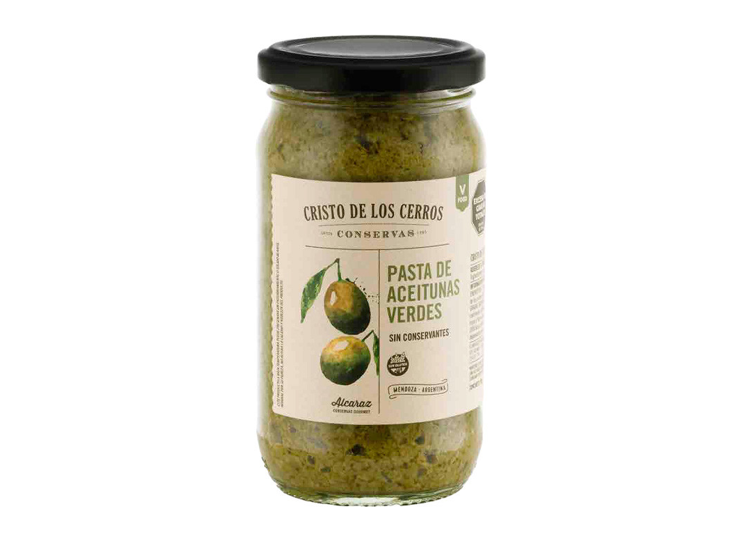 Pasta de aceitunas verdes CRISTO DE LOS CERROS