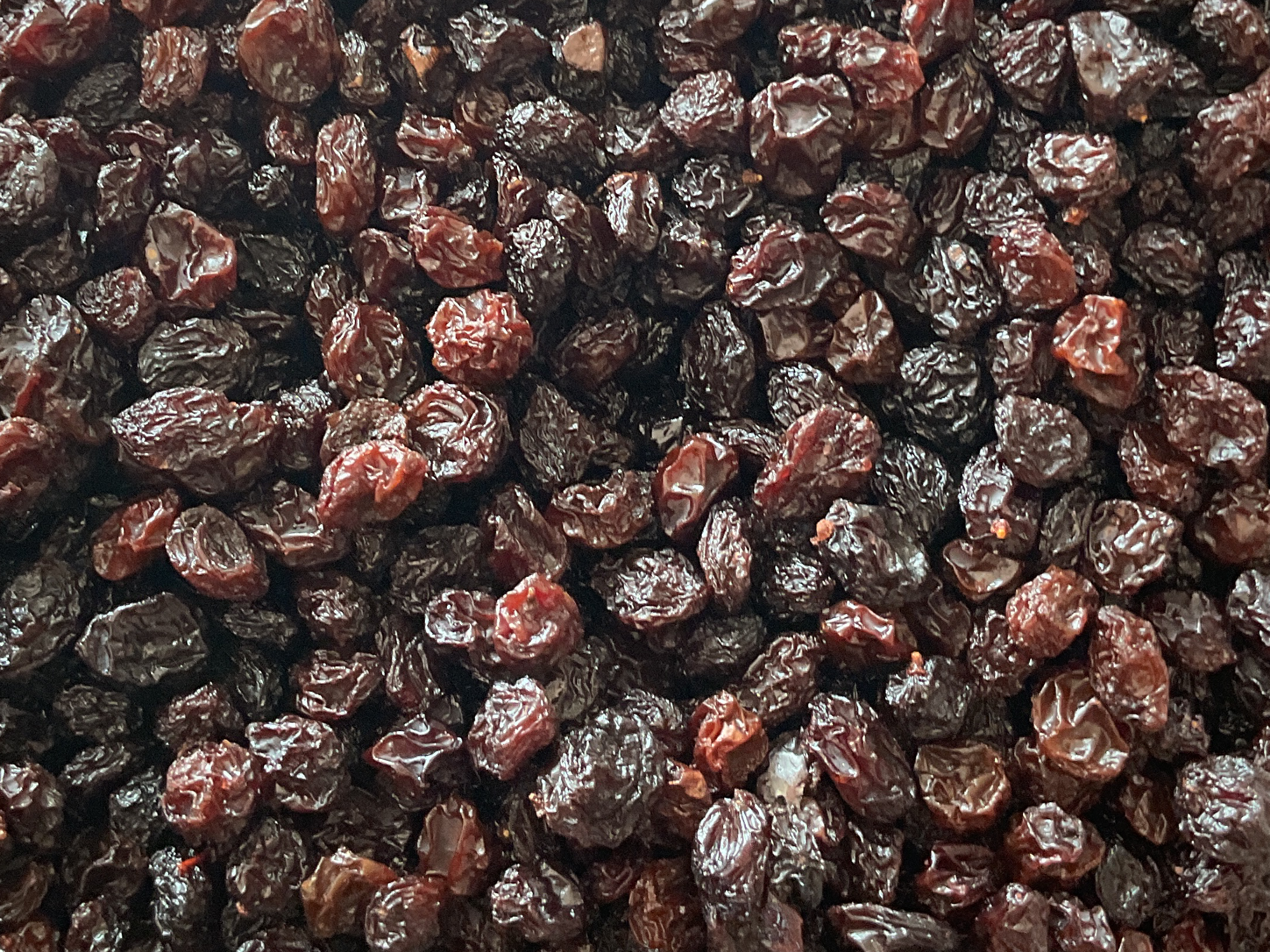 Pasas de uvas negras