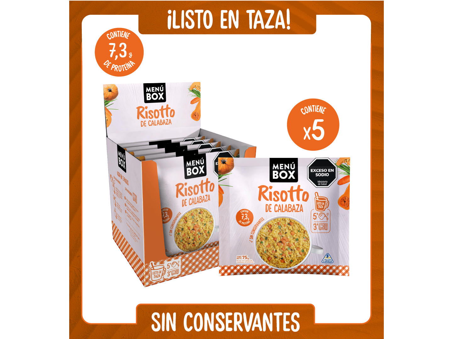 SOBRE DE RISOTTO DE CALABAZA