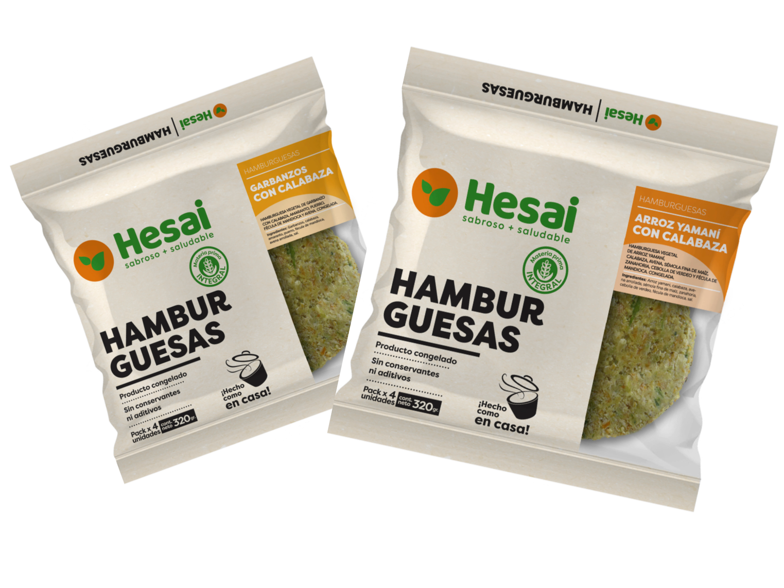 Hamburguesas rellenas x4un