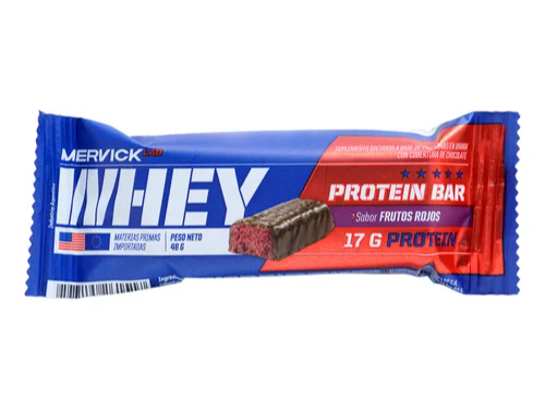 BARRA PROTEINA FRUTO ROJO MARVICK 15GR
