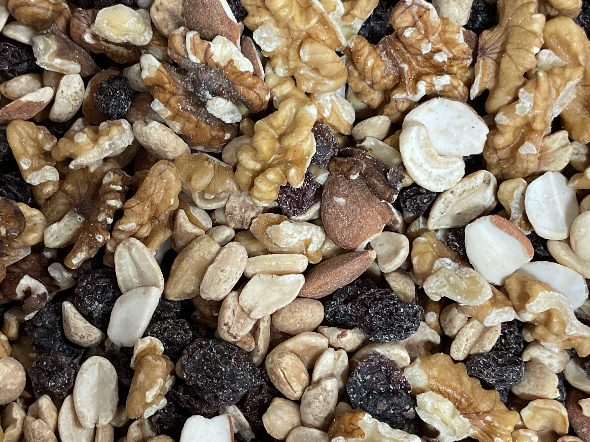 Mix frutos secos con pasas