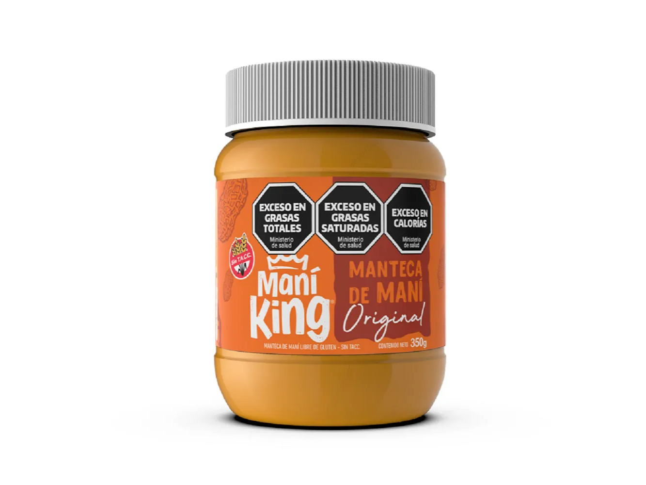 Manteca de mani original KING 350g