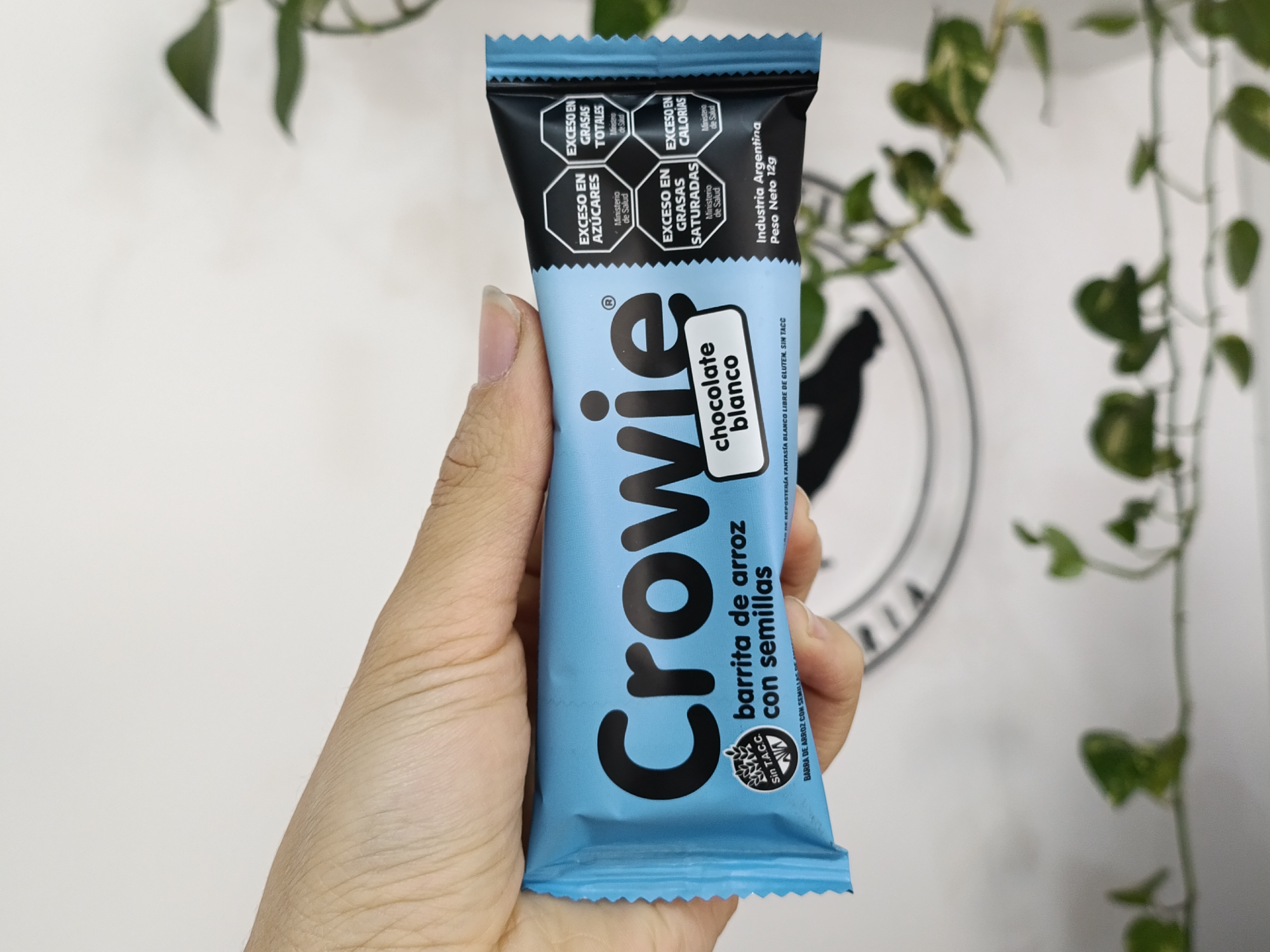 Barrita de arroz chocolate blanco