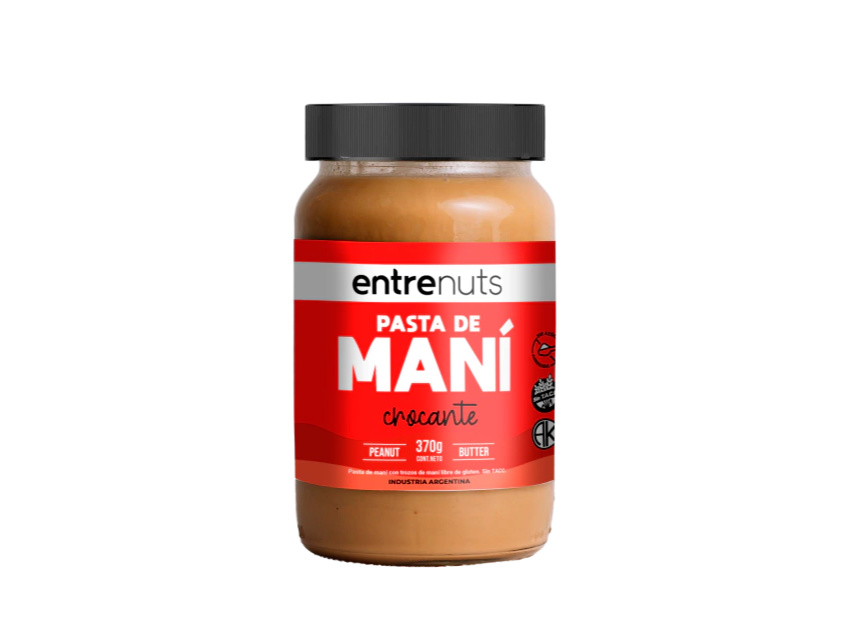 Pasta de mani entrenuts crocante
