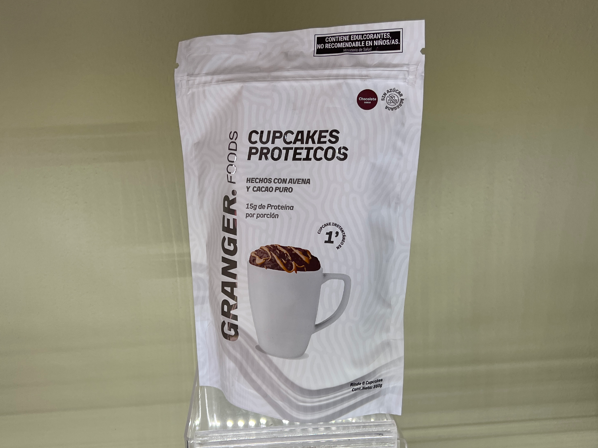 Cupcake Proteíco Chocolate X 360g GRANGER