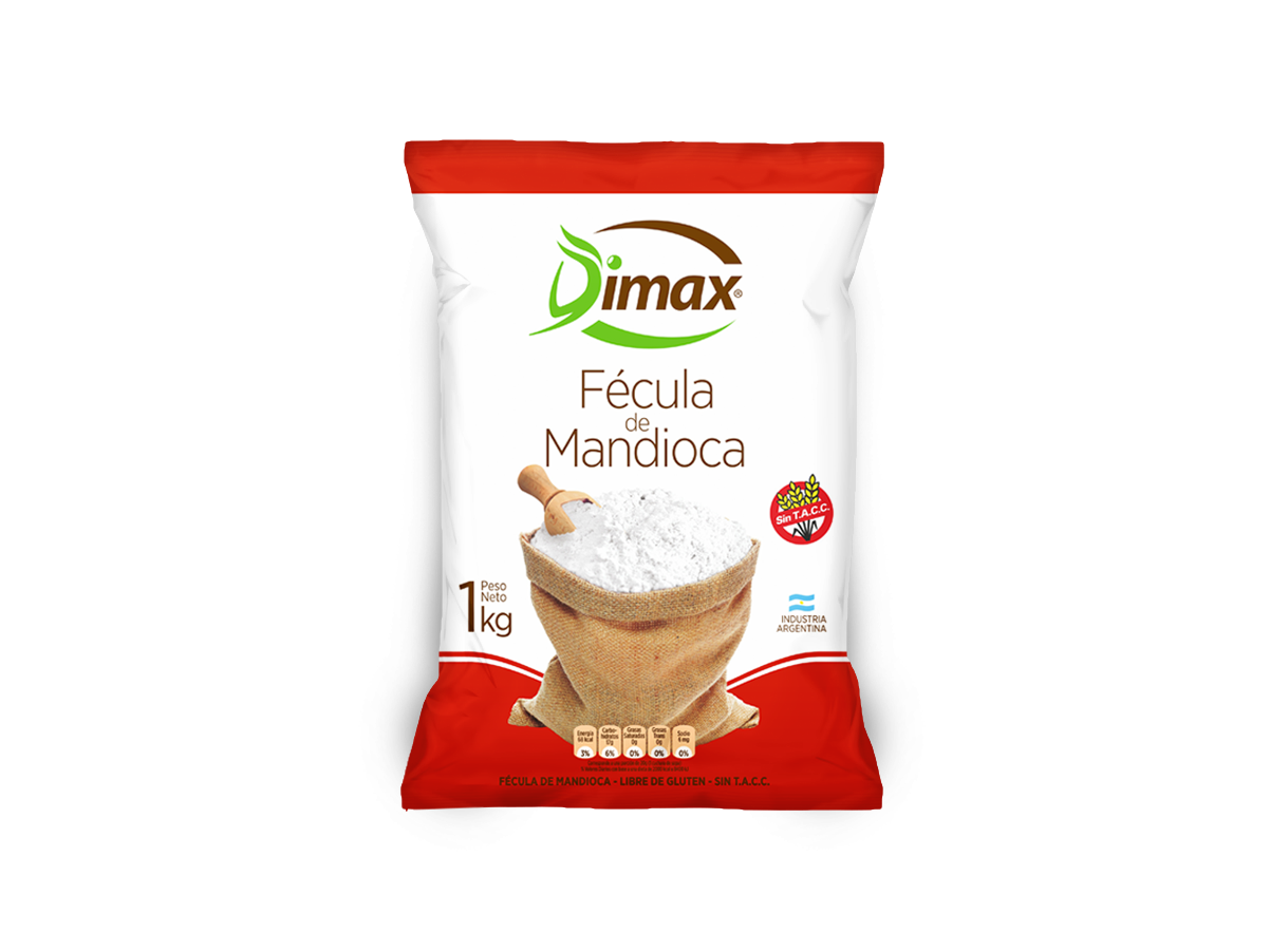 Fecula de mandioca s/tacc dimax 500g