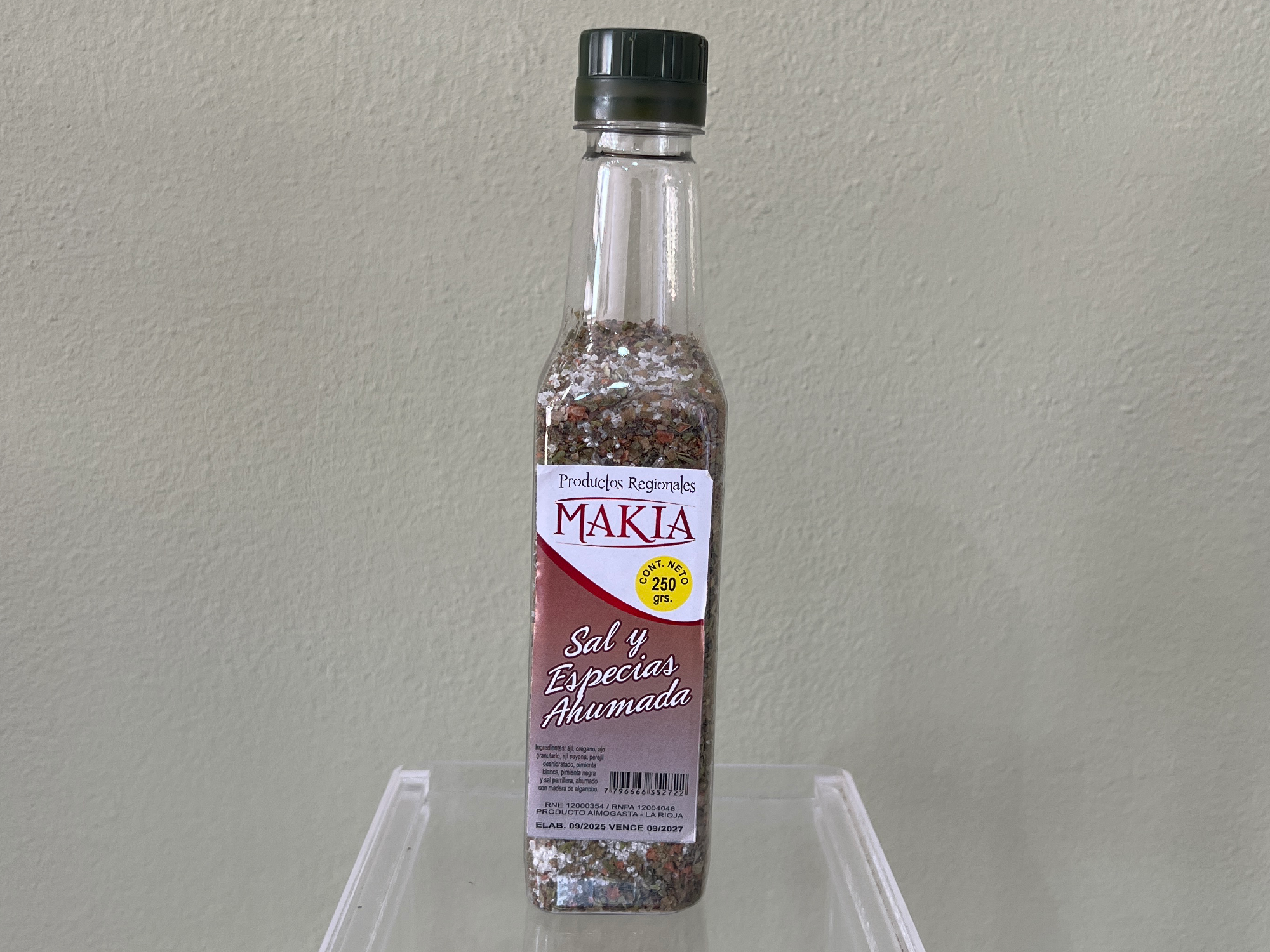 Sal y especias ahumadas
