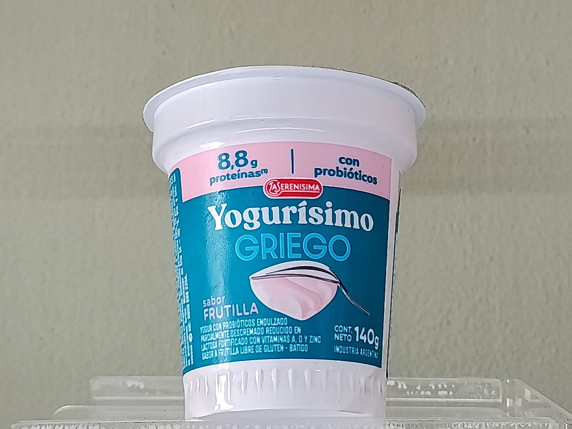 Yogur griego LA SEREN. frutilla 140 g