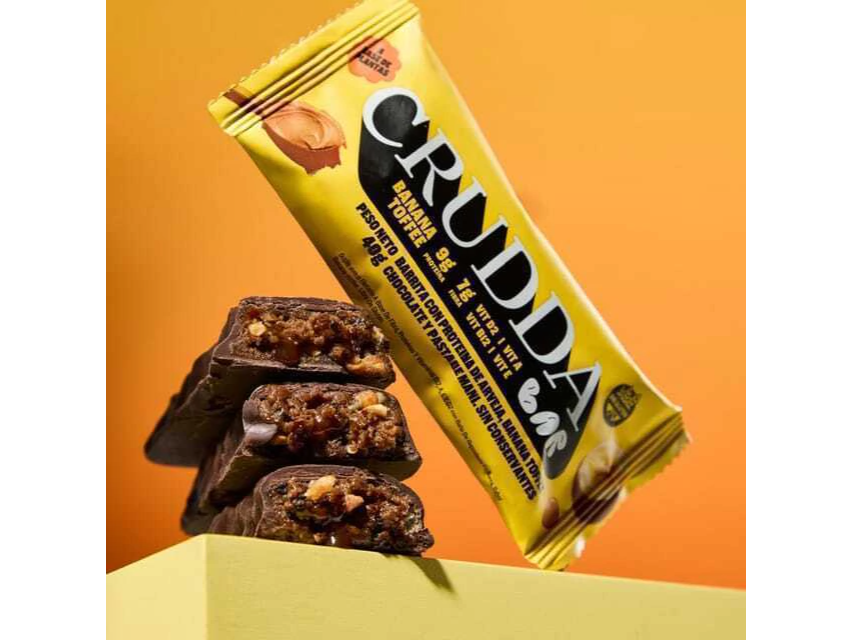 Barrita crudda - banana y toffe