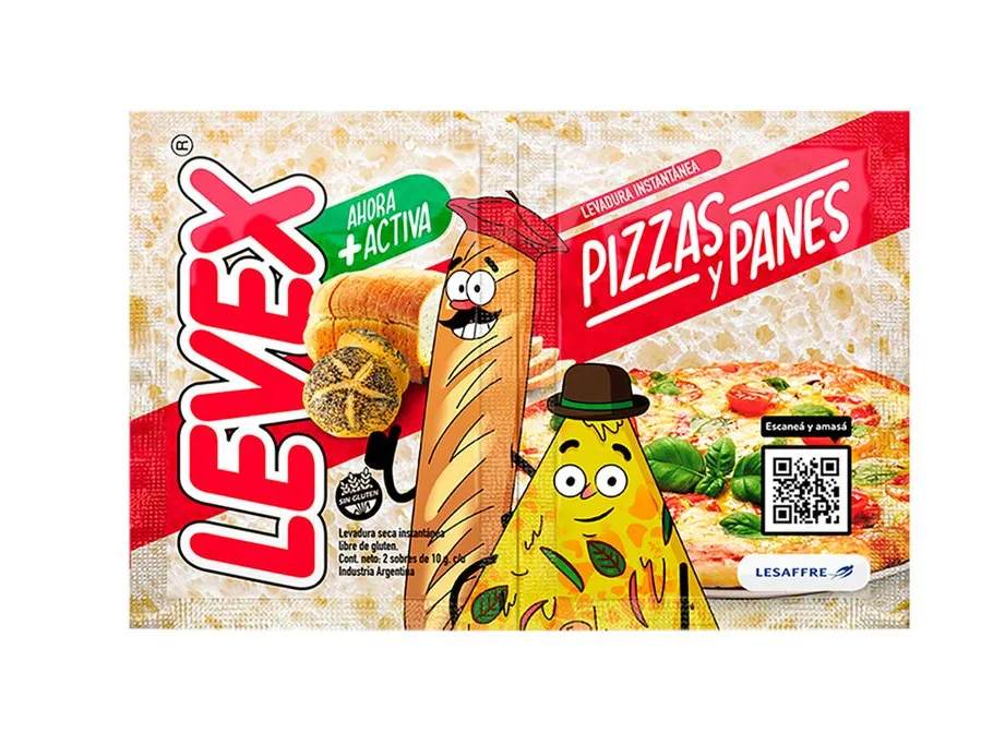 Levadura instantanea sin tacc levex 10g