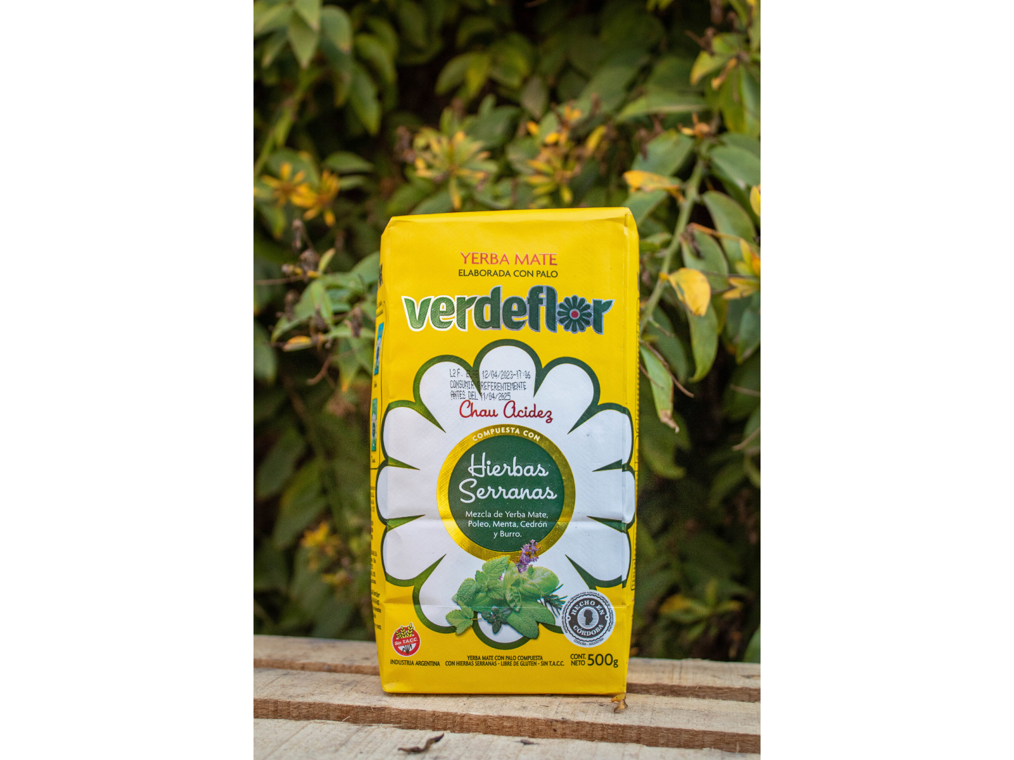 Yerba verde flor Serrana 500 gr