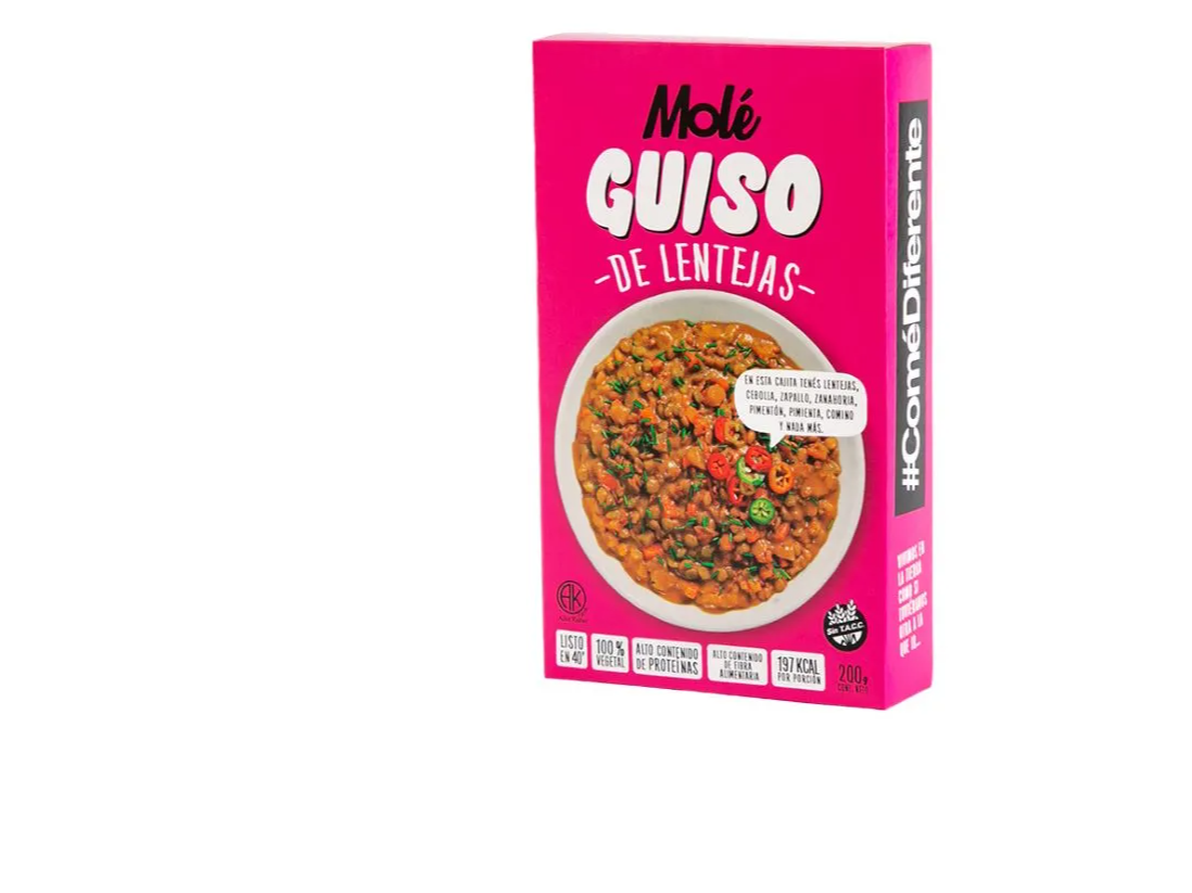GUISO DE LENTEJAS 200G MOLE
