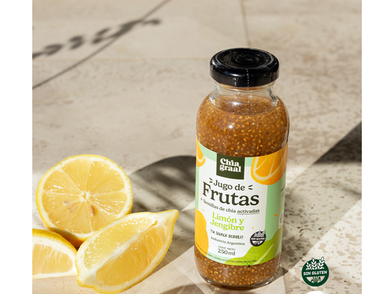 Jugo chia gral - limon y jengibre 250ml
