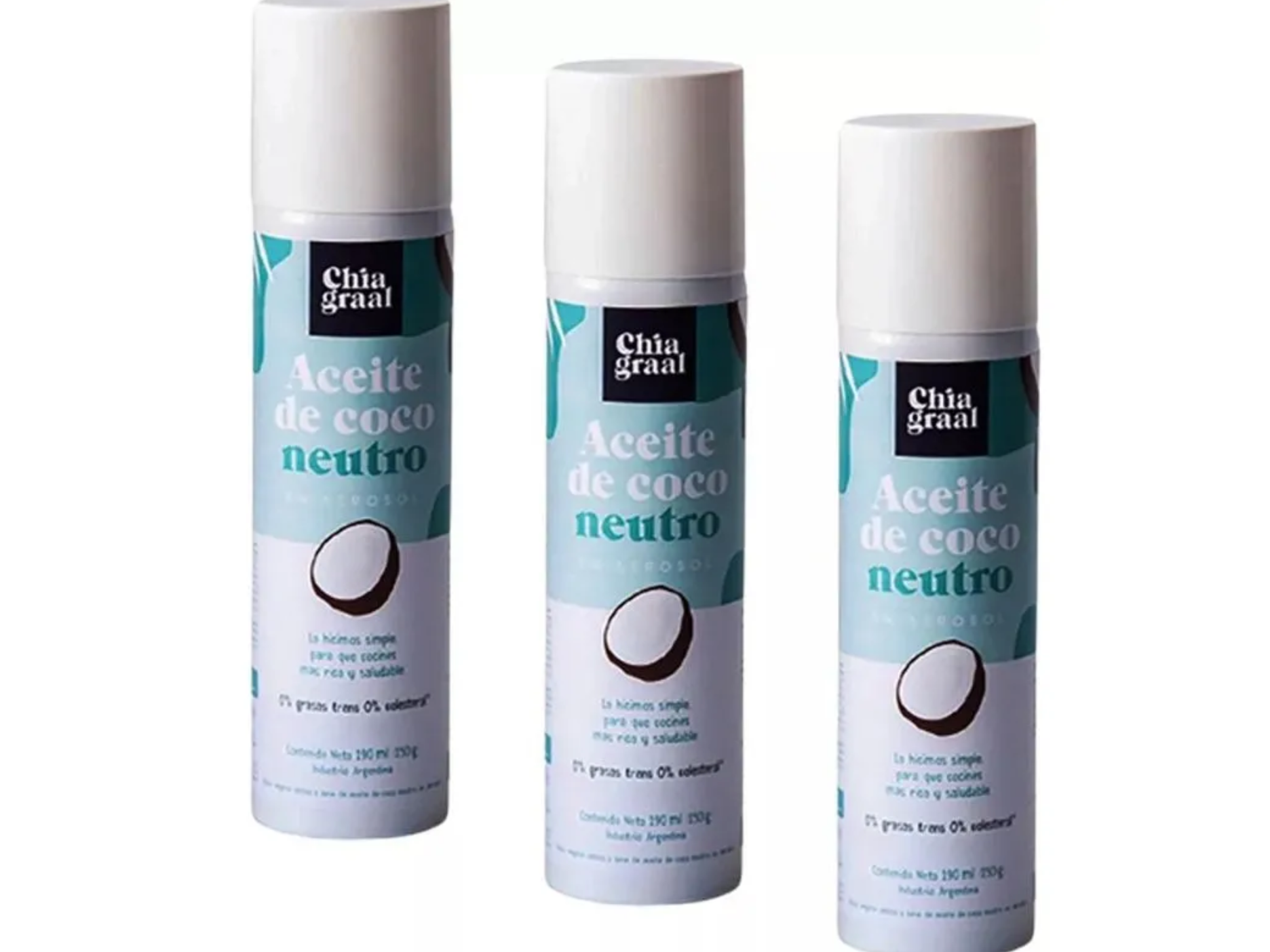 aceite de coco neutro en AEROSOL