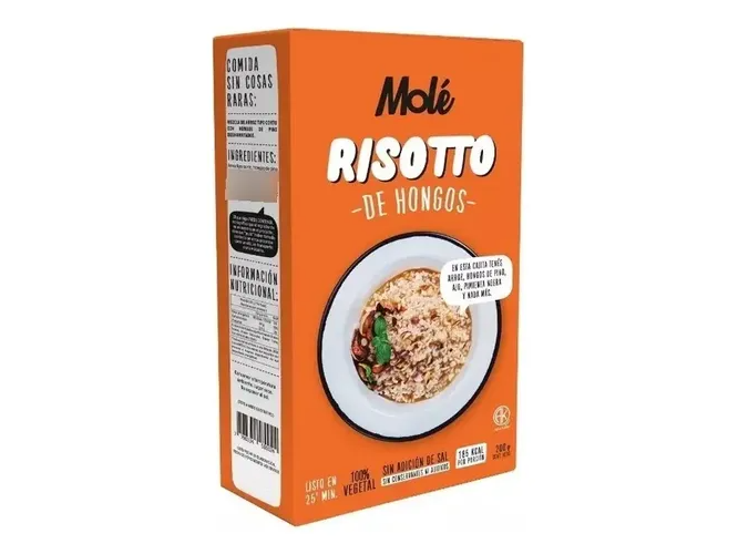 RISOTTO DE HONGOS 200G MOLE