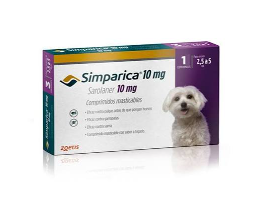 Simparica 2.5 a 5 kg