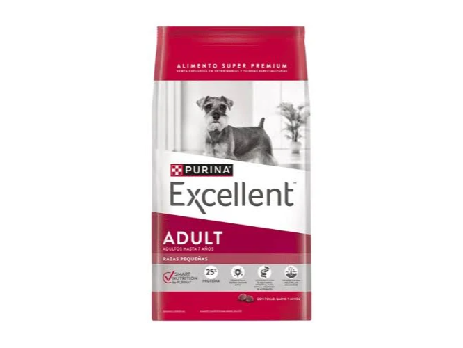 EXCELLENT PERRO ADULTO PEQUEÑO X 3 KG