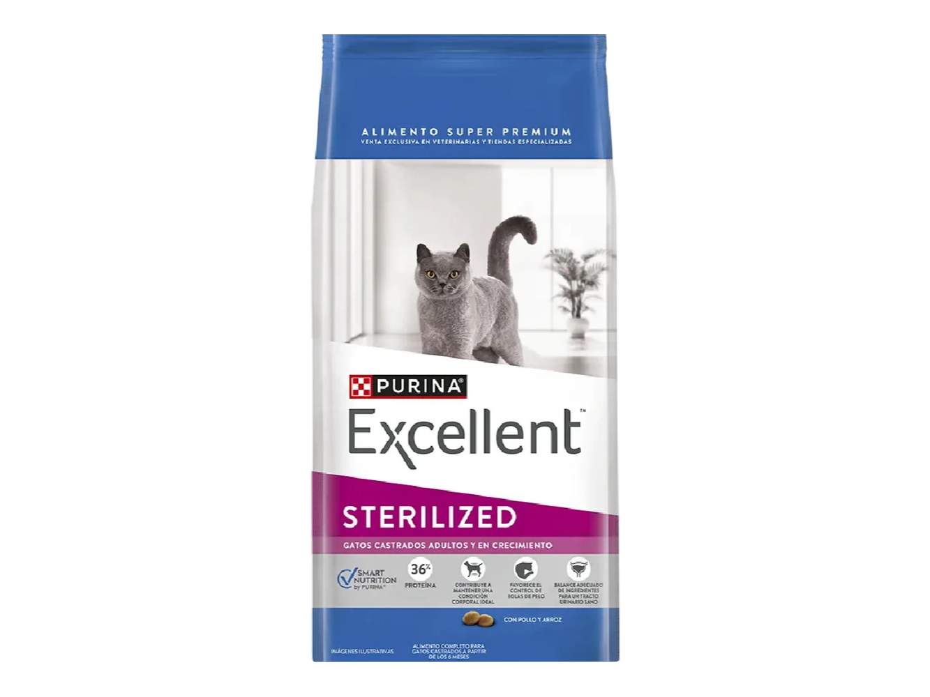 EXCELLENT GATO STELILIZED X 7.5 KG