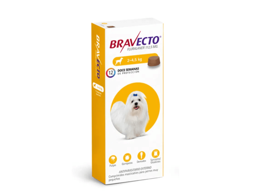Bravecto Perro 2 a 4,5 kg